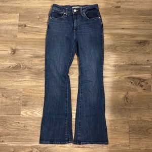 Levi 725 high rise boot cut jeans